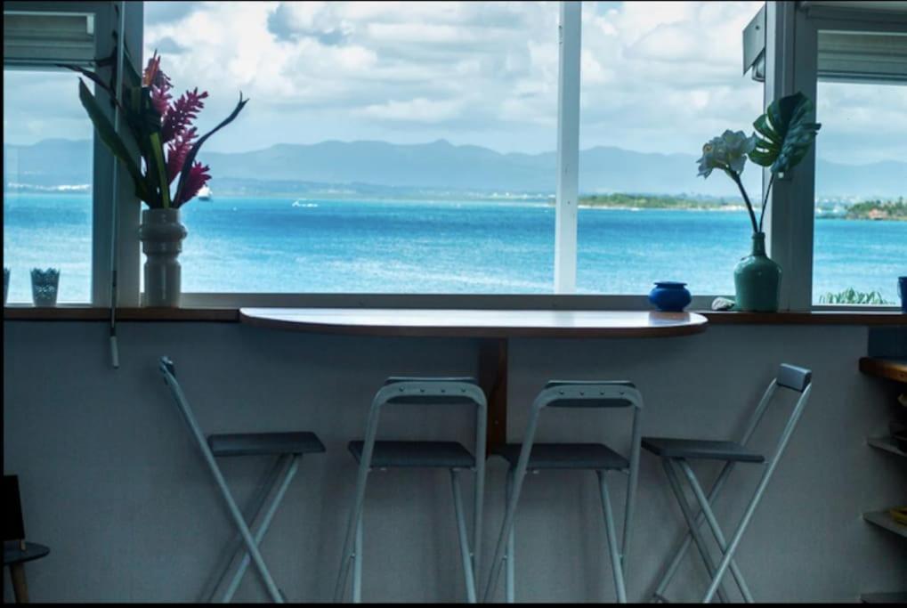 Grand Bleu-Superbe T2 Vue Mer & Acces Plage Le Gosier  Kültér fotó